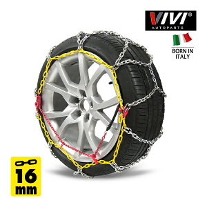 P10{ Gg[ yVIVI AUTOPARTSKiz CATENE DA NEVE 16mm X`[`F[ Tb^ O^ Iron 255WD16 235/65R18 18C`  ^C `F[ ėp tg/A/4WD