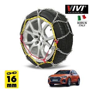 P10{ Gg[ yVIVI AUTOPARTSKiz CATENE DA NEVE 16mm X`[`F[ Tb^ O^ Iron 245WD16 235/55R18 18C`  ^C `F[ AEfB Q3 40TDI NgAhoXh 3DA-F3DFGF 4WD