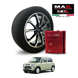 P10倍 エントリー 【MAK正規品】 NPK スノーソックス MULTIGRIP LIGHT 73000SSL02 155/65R14 14インチ 布製 タイヤ チェーン 非金属 EU製 スズキ アルトラパンLC ハイブリッドX 5AA-HE93S フロント