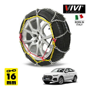 P10{ Gg[ yVIVI AUTOPARTSKiz CATENE DA NEVE 16mm X`[`F[ Tb^ O^ Iron 245WD16 235/60R18 18C`  ^C `F[ AEfB Q5 X|[cobN 40TDI Ng Aho