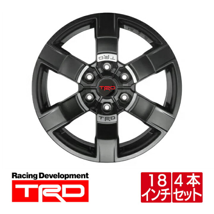 楽天市場】【トヨタ純正】 TRD 18インチ アルミホイール マット 