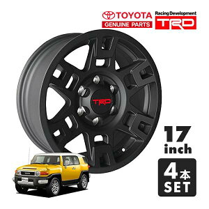 US�g���^���� TRD 17�C���`�z�C�[�� �}�b�g�u���b�N PTR20-35110-BK 4�{�Z�b�g TRD���S�� JWL���󂠂� TOYOTA FJ�N���[�U�[ GSJ150W