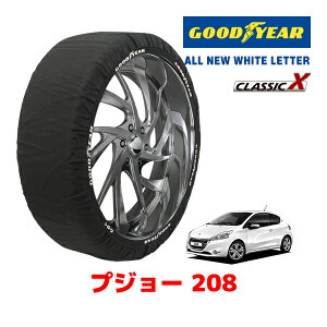 �yGOODYEAR ���K�i�z�O�b�h�C���[ �X�m�[�\�b�N�X �z�� �^�C���`�F�[�� CLASSIC X / M�T�C�Y PEUGEOT �v�W���[ 208 / ABA-A9X5G04 �^�C���T�C�Y�F205/40R18 18�C���`�p
