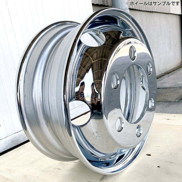 楽天市場】メッキホイール 17.5×6.00 6穴 オフセット119 / 127 / 135 