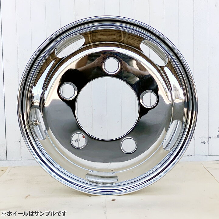 楽天市場】メッキホイール 16×5.5 5穴 オフセット116.5 フロント用  