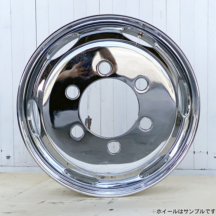楽天市場】メッキホイール 1台分 17.5×6.75 6穴 JIS オフセット137 4枚 