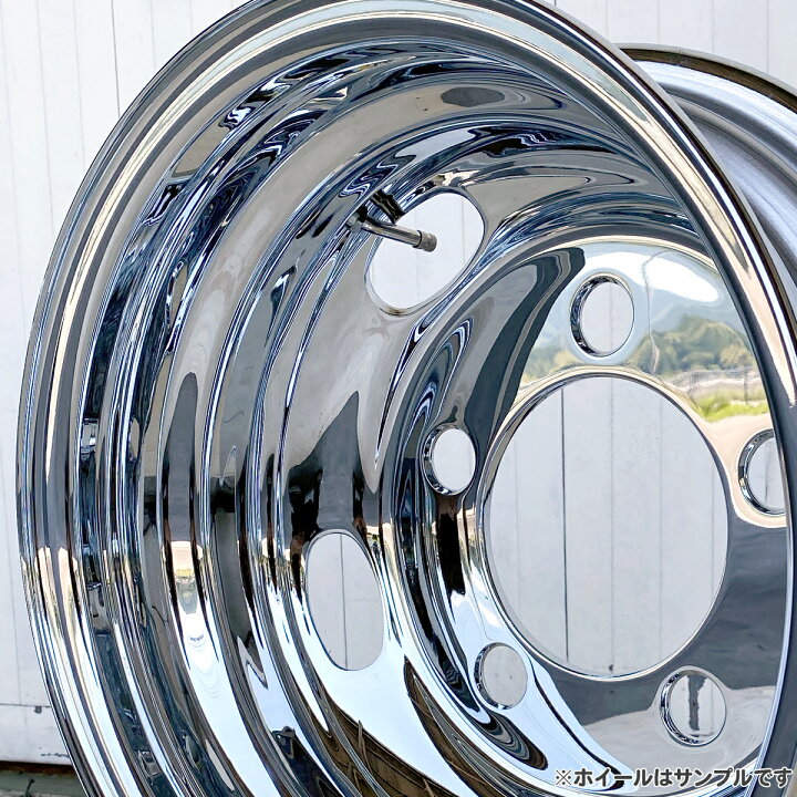 楽天市場】メッキホイール 16×5.5 5穴 オフセット115 リア用 トラック 