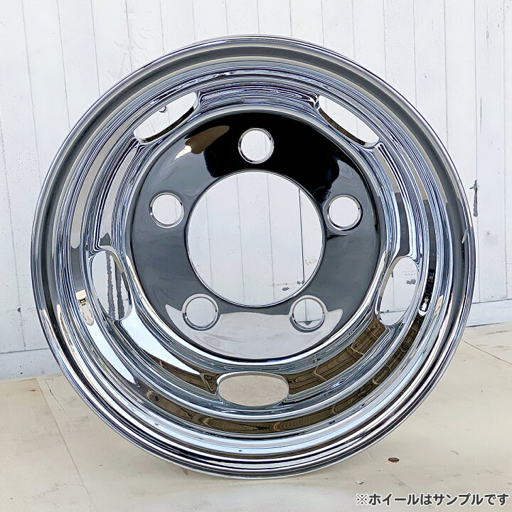 楽天市場】メッキホイール 16×5.5 5穴 オフセット115 リア用 トラック 