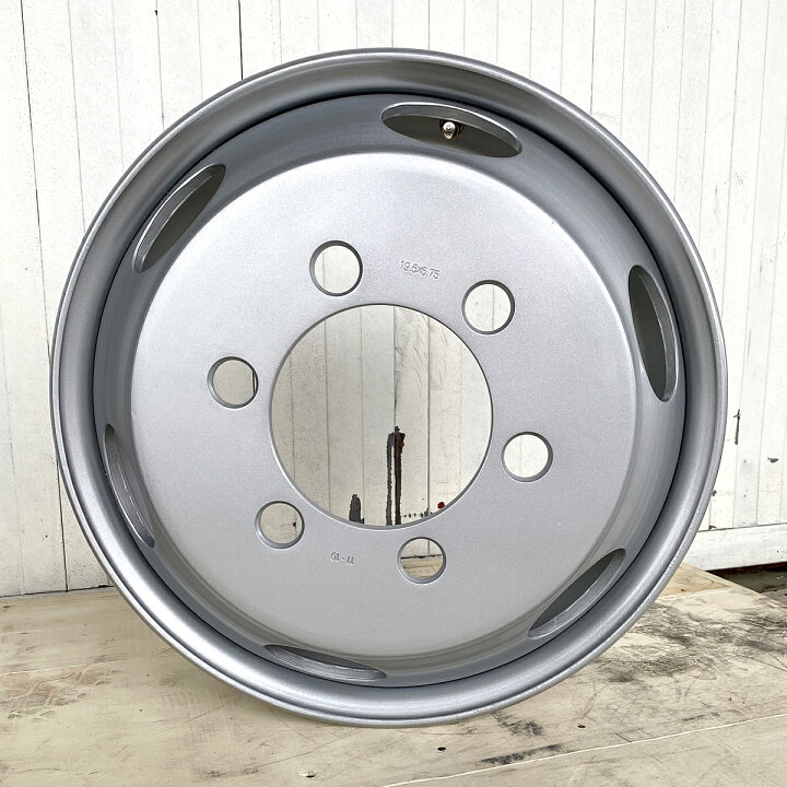 楽天市場】スチールホイール 19.5×6.75 6穴 JIS オフセット136 PCD222 