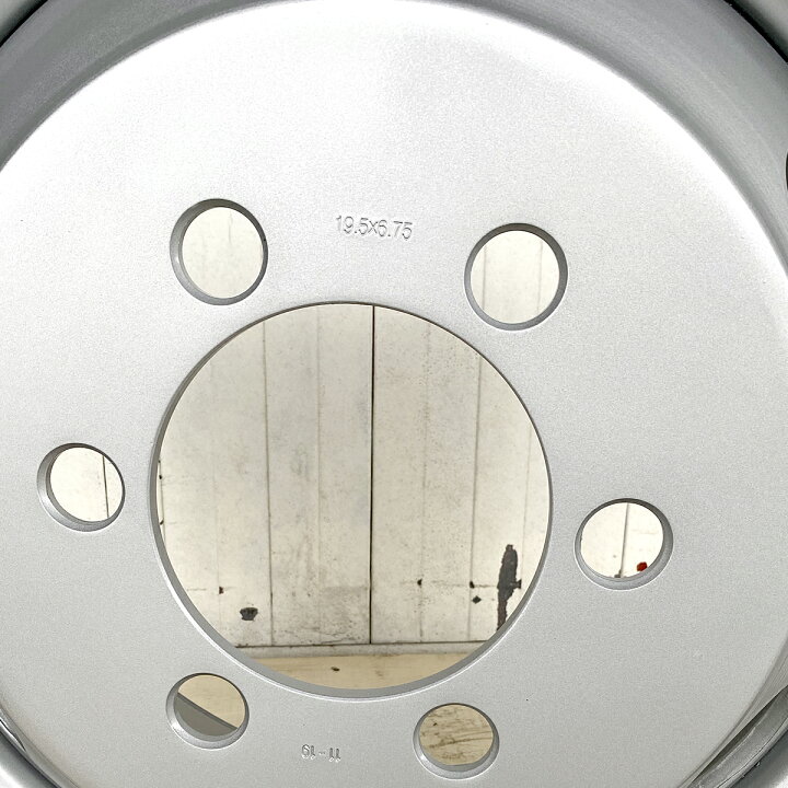 楽天市場】スチールホイール 19.5×6.75 6穴 JIS オフセット136 PCD222 
