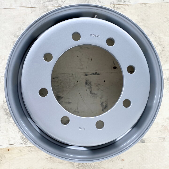 楽天市場】スチールホイール 19.5×6.75 8穴 新ISO オフセット147 