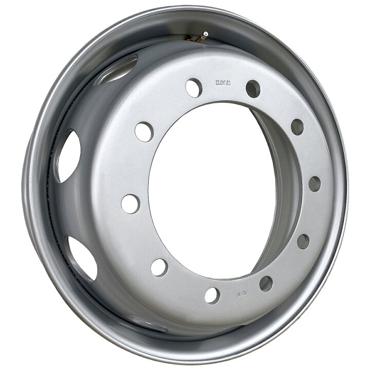 楽天市場】スチールホイール 22.5×8.25 10穴 新ISO オフセット165  
