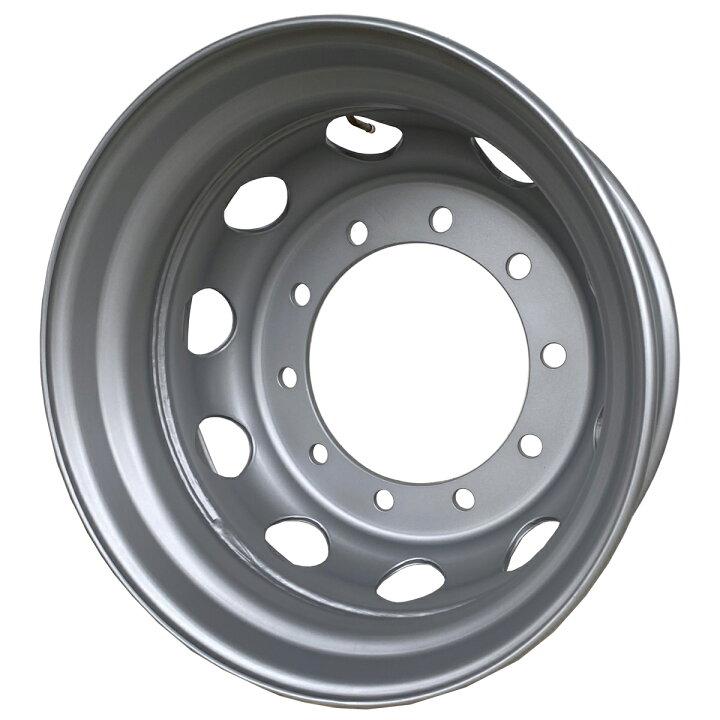 楽天市場】スチールホイール 22.5×8.25 10穴 新ISO オフセット165 