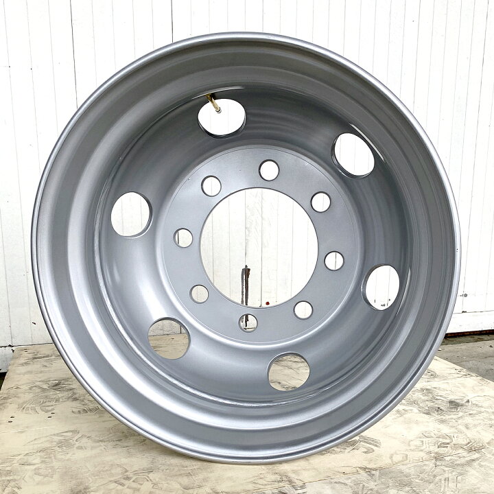 楽天市場】スチールホイール 22.5×8.25 8穴 JIS オフセット165 PCD285 