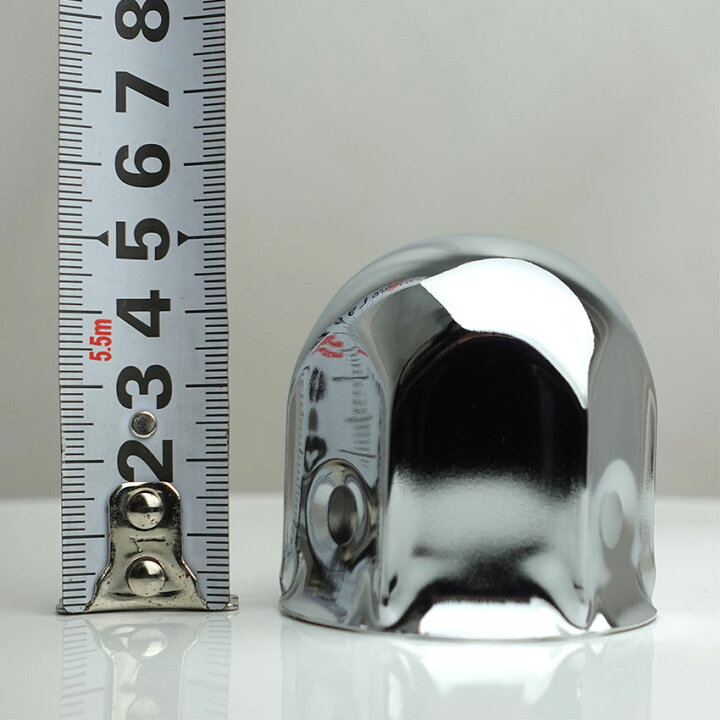 楽天市場】ナットキャップ 24個 41mm JIS 高さ50mm 丸型 クローム 