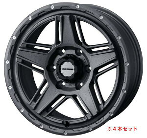 【ハイエース用ホイール Weds MUD VANCE 07 17×6.5Jインセット38 6穴 PCD139.7 フリントグレー 4本セット】 新品 送料無料 単品 ワイルド ドレスアップ カスタム