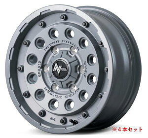 【ハイエース用ホイール MID NITRO POWER H12 SHOTGUN タクティカルエディション 16×6.5Jインセット38 6穴 PCD139.7 セミグロスコンクリート 4本セット】 新品 送料無料 単品 ワイルド ドレスアッ