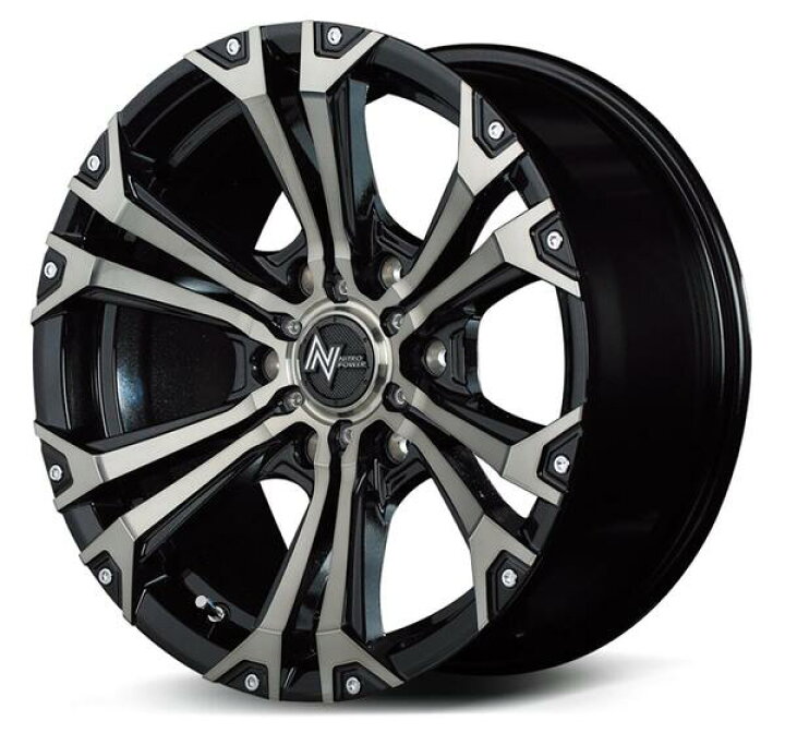 楽天市場】【ハイエース用ホイール MID NITRO POWER JAVELIN 17×6.5J 