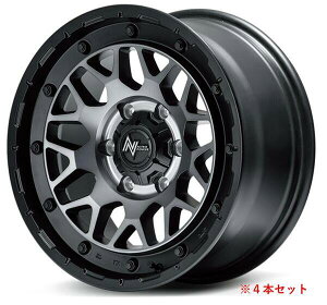 【ハイエース用ホイール MID NITRO POWER M29 STINGER 17×6.5Jインセット38 6穴 PCD139.7 セミグロスブラッククリア 4本セット】 新品 送料無料 単品 ワイルド ドレスアップ カスタム