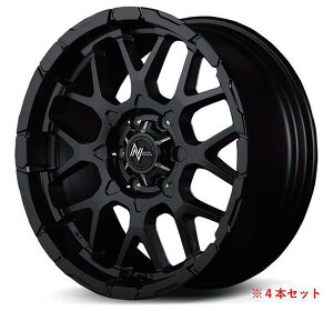 【ハイエース用ホイール MID NITRO POWER M28 BULLET 17×6.5Jインセット38 6穴 PCD139.7セミグロスブラック/マシニング 4本セット】 新品 送料無料 単品 ワイルド ドレスアップ カスタム
