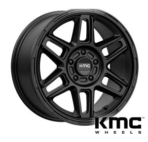 �y18y- ���u�t�H�[ RAV4 | �z�C�[�� KM716 NOMAD 17X8+38 5X114.3 �T�e���u���b�N 1�{ KMC�z