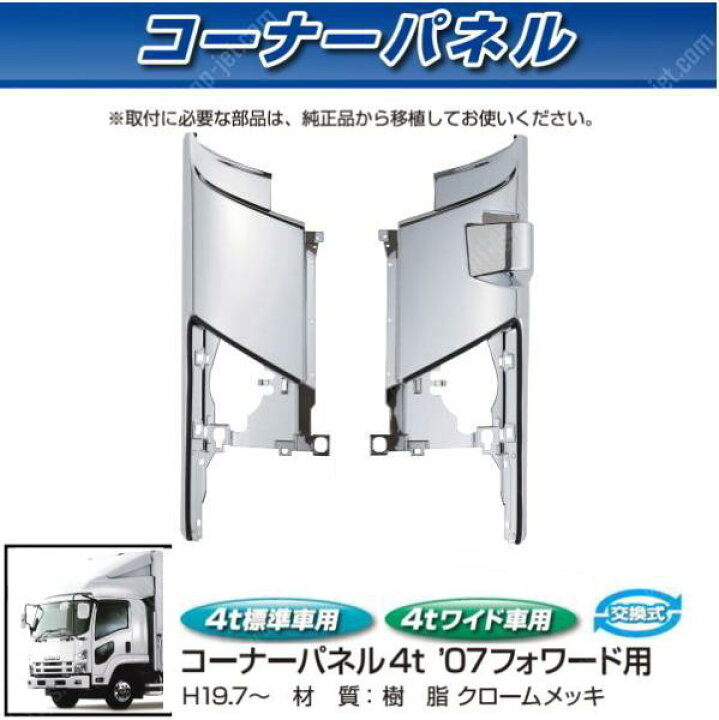 楽天市場】【07フォワードコーナーパネル左右セット】トラック 