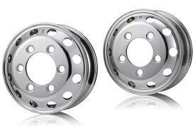 【17.5×5.25　5穴　オフセット120mm　PCD203.2mm　アルコア　小型トラック・バス用JIS球面座アルミホイール】ALCOA　2t　3t　新品　送料無料　単品