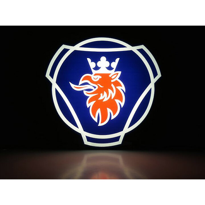 楽天市場】【インテリアライト SCANIA シンボル】スカニア 用品 内装 