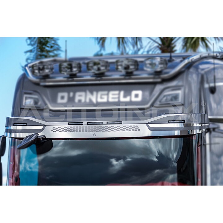 楽天市場】【ACITOINOXサンバイザー用ステンレスプレート SCANIA サン 