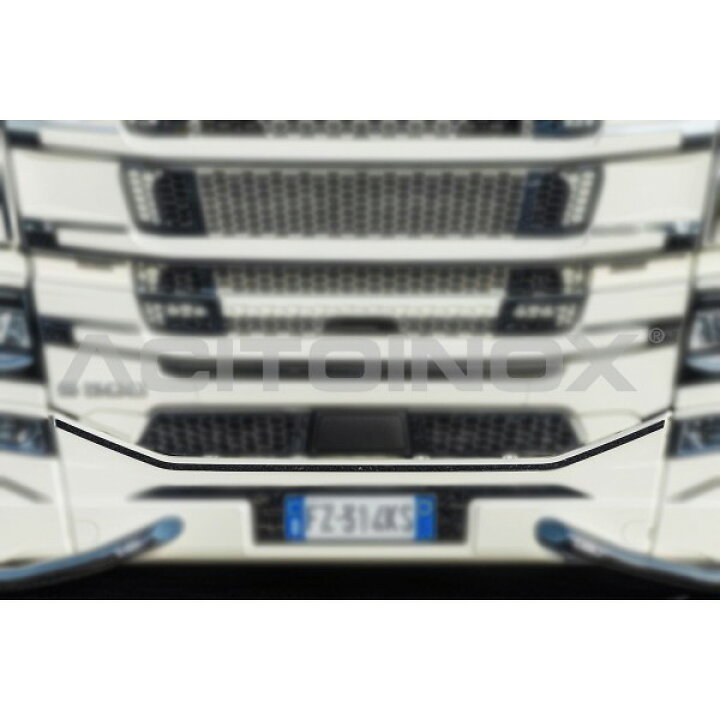 楽天市場】【ACITOINOX バンパー用ステンレスプレート SCANIA バンパー 