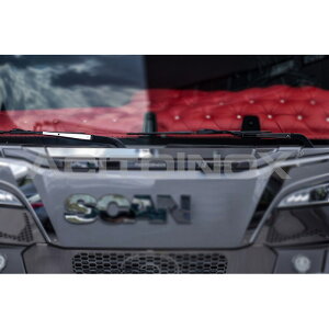 【ACITOINOX ワイパーアーム用ステンレスプレート SCANIA ウィンドスクリーン ワイパーカバー】スカニア 用品 外装 アクセサリー ドレスアップ