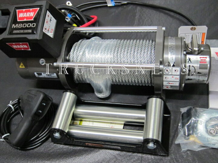 楽天市場】WARN ウォーン 電動 ウインチ M8 M8000 (8000ポンド 