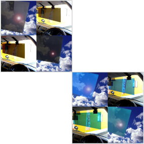 純正サンバイザーにクリップではさむだけカンタン装着☆【JETアクリルサンバイザー2トン-乗用車用(右用)(ブラックスモーク)】