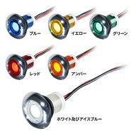 LEDフラットマーカー　ユーロスタイル　丸型 DC24V・12V共用　/トラック用品 カー用品 トラック用 乗用車…