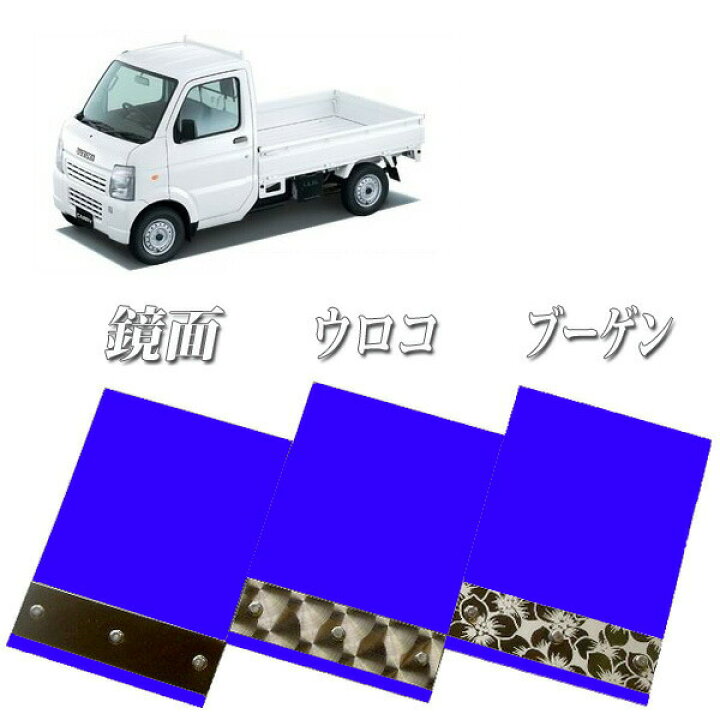 楽天市場】軽トラ用 ウエイト付き EVA泥除け ブルー2枚セット 縦270mm 