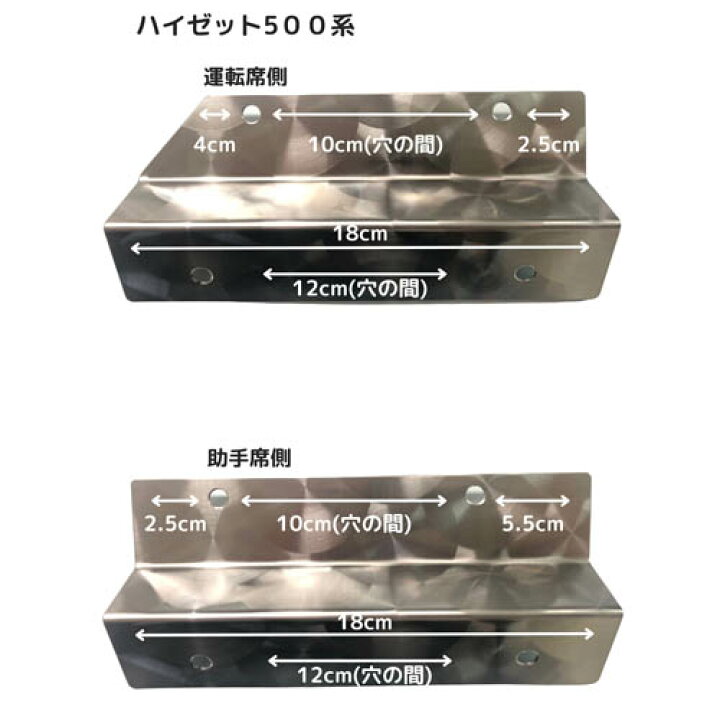 楽天市場】ダイハツ ハイゼット 500系 2点セット EVA泥除け＋泥除け 