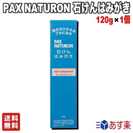 【LINE友だち追加クーポン配布中】太陽油脂 PAX NATURON(パックスナチュロン) 石けんはみがき 120g【あす楽対応】