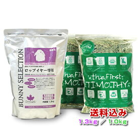 【日付指定不可】イースター バニーセレクションホーランドロップ専用1.3kg うさぎ専門店のチモシー1番刈り1kg (500g×2袋) 【送料込み】