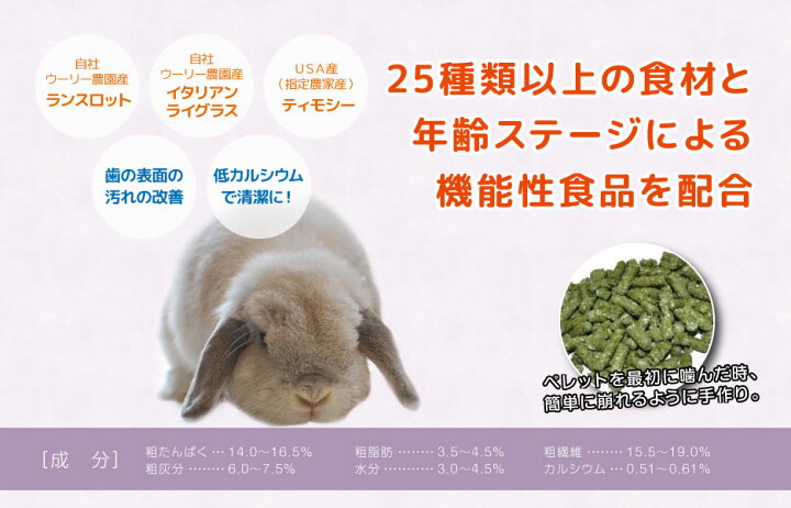 楽天市場 ウーリー スペシャルブルーム 800g 生後6歳以上 うさぎ ペレット うさぎ専門店の食彩 Truegrasses
