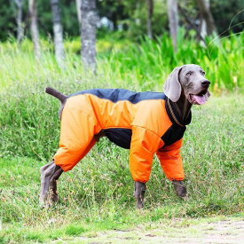 【Truelove公式】犬 服 防寒 防水 ドッグウェア 暖かい アウトドア 雪山 スノーウェア スキー スノーボード フルスーツ 小型犬 中型犬 大型犬用 冬 ロンパース つなぎ 雪 簡単 プロテクションスーツ TLG2271