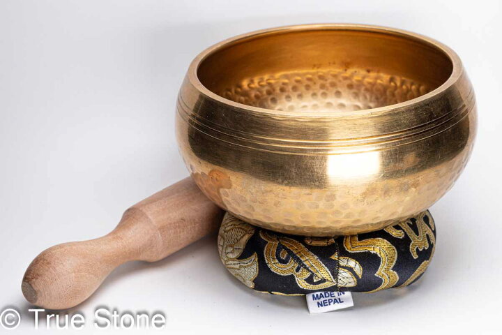 楽天市場】ネパール製 シンギングボウル 535g スティック シンギング 