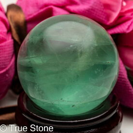 フローライト 丸玉 バイラカー スフィア 蛍石 ほたるいし 5センチ 台座付属 一点物