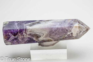 シェブロンアメジスト 六角柱 ホワイトクォーツ アメジスト アメシスト 天然石 原石