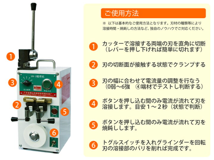 楽天市場】格安！新品！バット溶接機コンタ 替刃16mm迄対応 バンドソー 