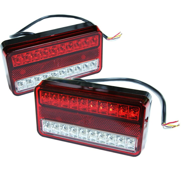 楽天市場】汎用 LED テールランプ 左右 セット 12V トラック 