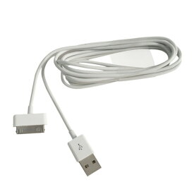 DOCKケーブル 2m USB ケーブル iPad iPhone4 4S 3GS 3G iPod 等対応 ドックコネクタ 充電 データ転送 接続 PC