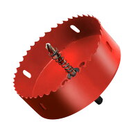 バイメタルホールソー 100mm ホルソー セット 工具 穴あけ ドリル ドライバー ビット ステンレス 金属用 …