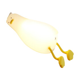 ナイトライト かわいい 怠けアヒル型ライト デスクライト LED ランプ あひる型 スマホスタンド機能 USB充電式