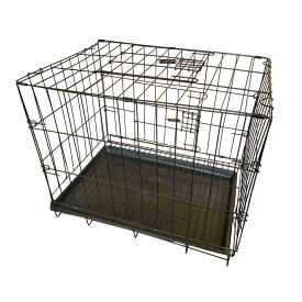 ペットケージ 小型犬 折りたたみ 犬 猫 折り畳み 組み立て コンパクト 黒 網 天板 トレイ 横長 室内 簡易 小型犬用 いぬ ねこ イヌ ネコ 犬用 猫用 ペットゲージ ケージ ゲージ トレー 犬小屋 猫小屋 収納 折畳み 持ち運び 小さめ 天板付き フェンス ブラック