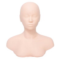 マネキン 練習 マネキンヘッド 頭 練習用 ヘッド マッサージ エステ 美容師 デコルテ 首 ツボ 顔 フェイ…